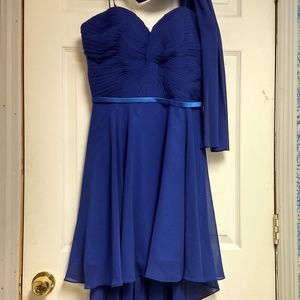 BouBou Women's Cocktail Dress w/ Scarf - New